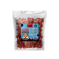 BUBU PETS Hundeleckerchen 500g Mini Rolls mit Ente