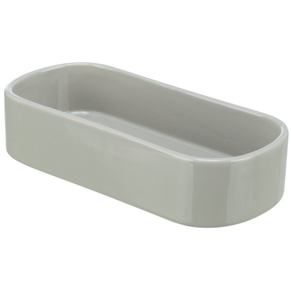 Trixie Napf oval Keramik 600ml 22x10cm grau