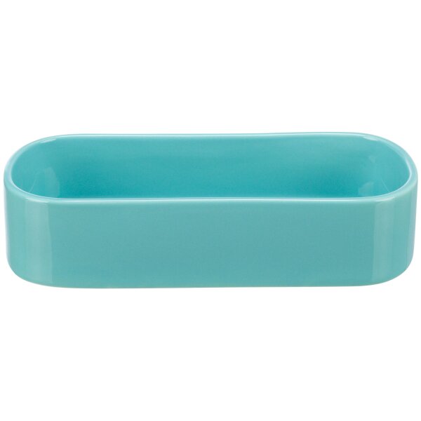 Trixie Napf oval Keramik 600ml 22x10cm hellblau