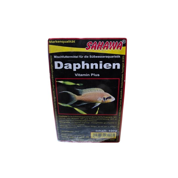 Frostfutter Daphnien 100g vitaminisiert