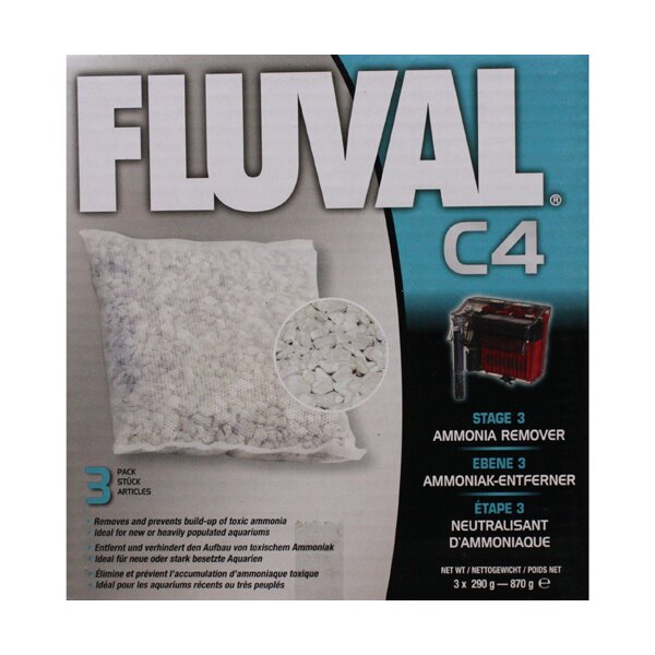 Fluval C4 Ammoniak Entferner 3 x 290 g