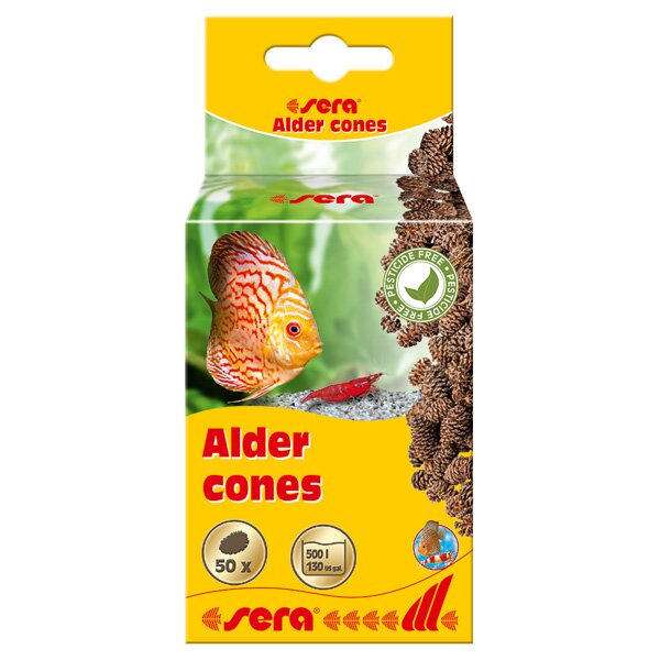 sera Alder cones Schwarzerlenzapfen 50 Stk.