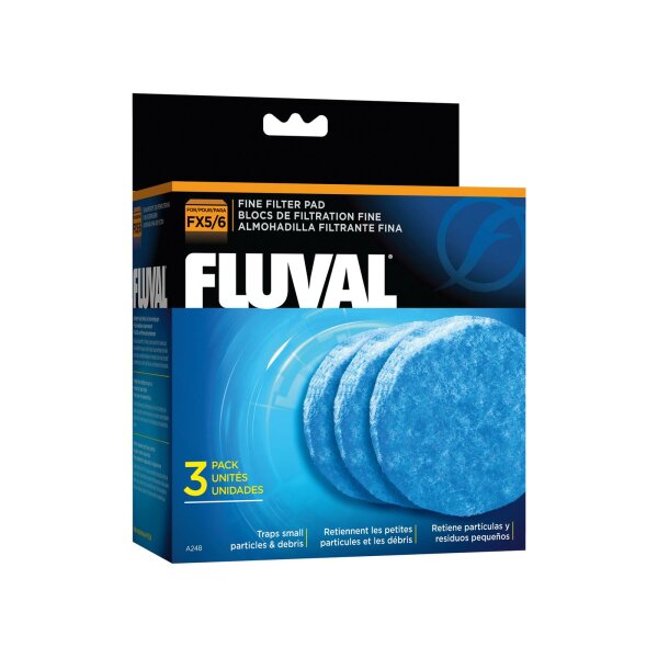Fluval Feinfilterpads 3er Pack für FX5 und für FX6